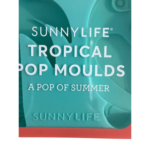 Sunnylife Tropical Pop Moulds Molds Popsicle Maker Set Palm Tree Toucan NEW - Picture 2 of 5